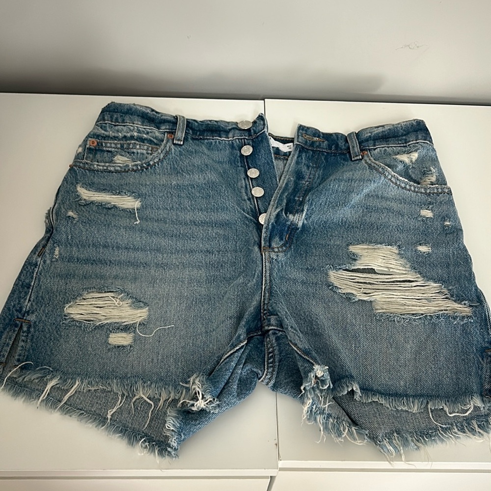 Vintage High Rise Jean Shorts